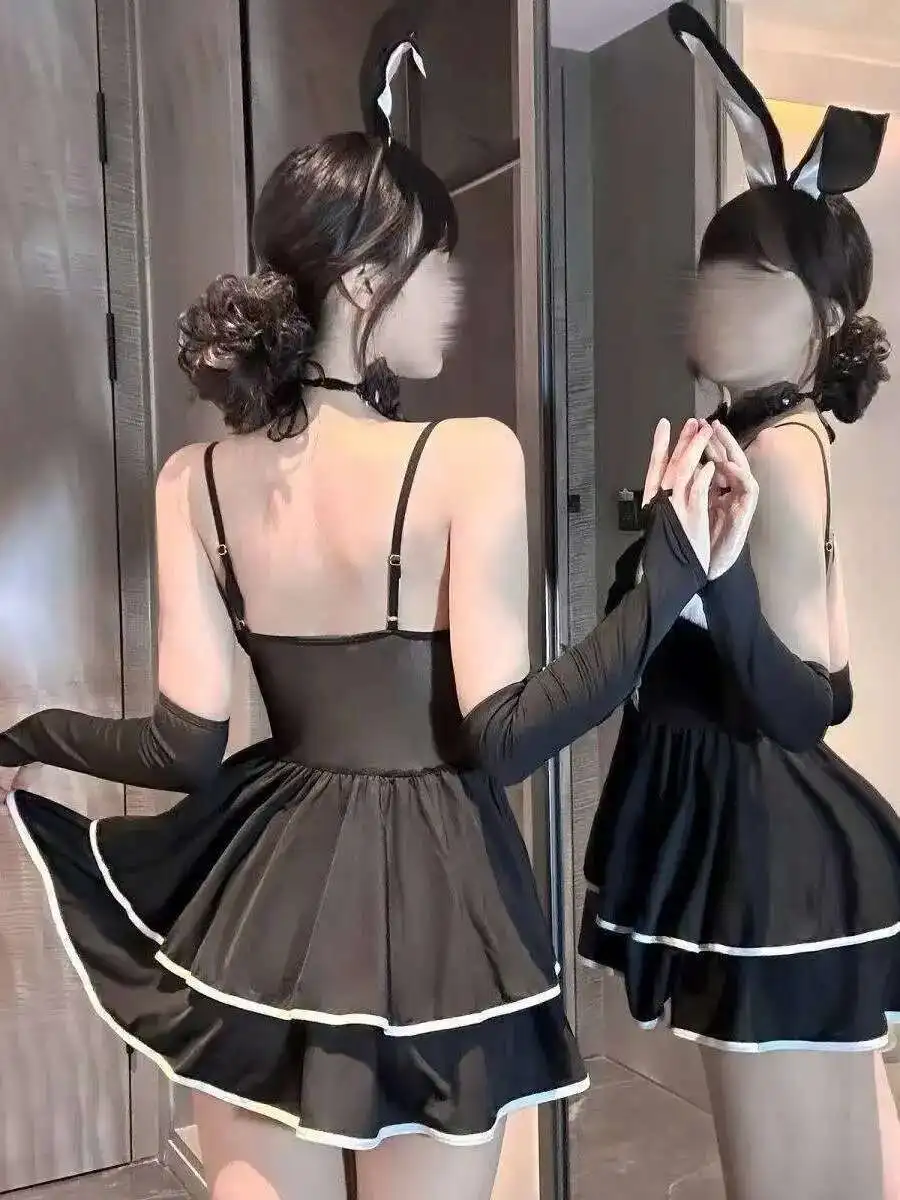 Sexy Grote Strik Kant Mesh Pure Desire Casual Stijl Jurk Ruglooze Diepe V Bretels Heuprevealing Jurk Elegant Charmant Zoet C74F