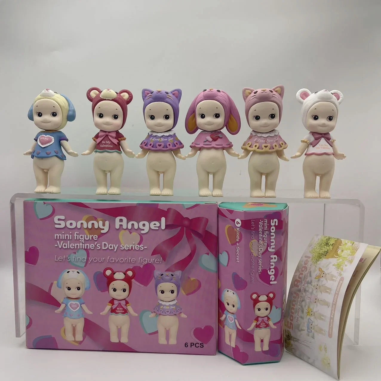 소니엔젤 오너먼트 귀여운 인형 팬 애니메이션 미니 피규어 2017 발렌타인데이 시리즈 랜덤박스 애니메이션 피규어 생일 선물 장난감