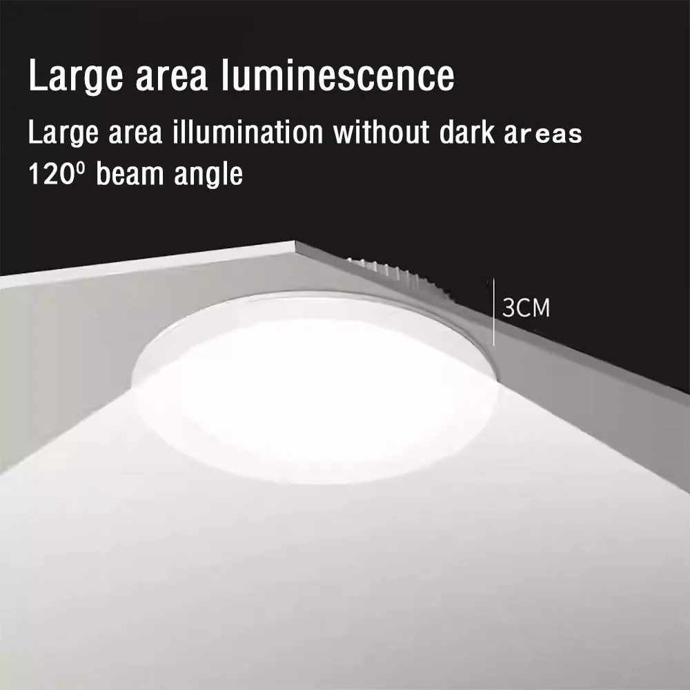 1-6Pcs Recessed Led…