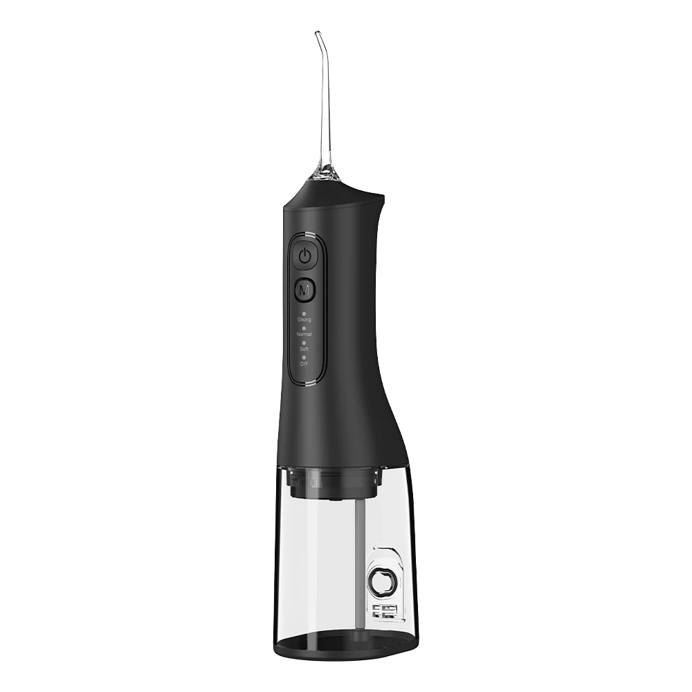 

STLF Rechargeable Travel Irrigator Water Tank Irrigator Oral Cleaning 4 Mode Flosser Portable Cordless Water Flosser
