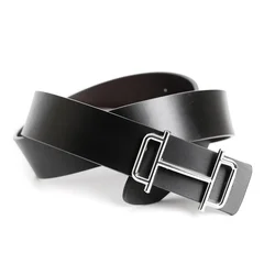 Business Western Luxury Designer Pin Buckle Fashion Belt for Men High Quality Women Genuine Leather Dress Strap for Jeans Goth