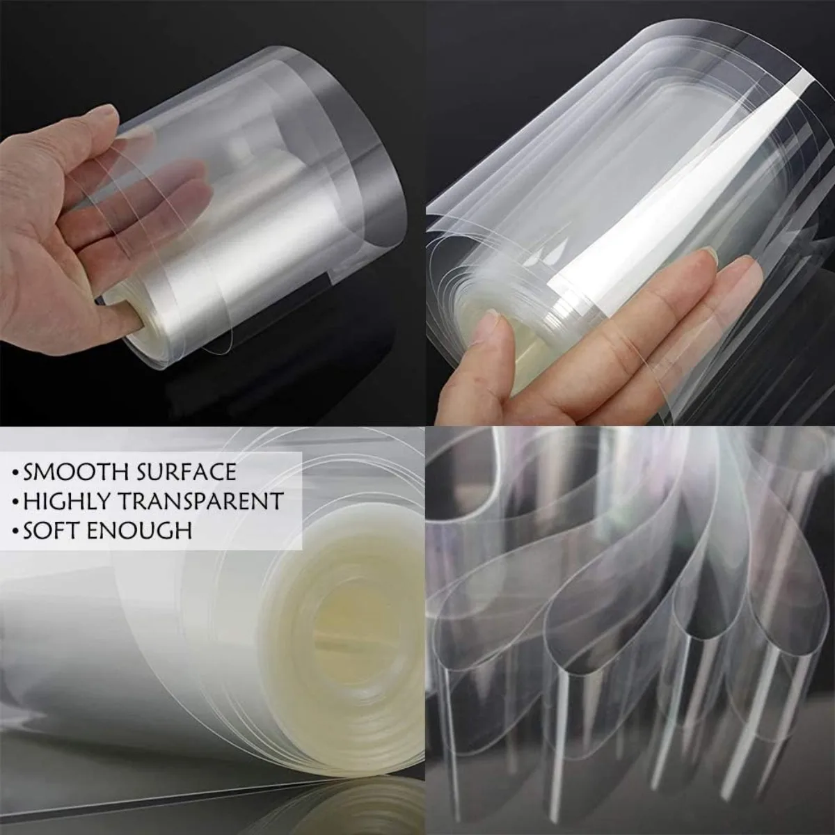 4 Inch Acetate Cake Collar Roll DIY Transparent Mousse Cake Sheets Clear Baking Strips for Decorating Pastry Dessert Tool