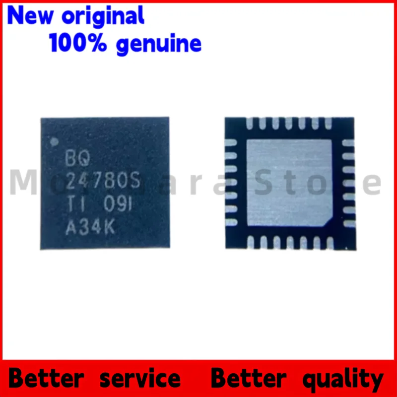 5 uds/100% nuevo BQ24780RUYR BQ24780SRUYT BQ24780S BQ24780 BQ25710 BQ25700A BQ25713 BQ24781 BQ24780P carcasa de plástico negro