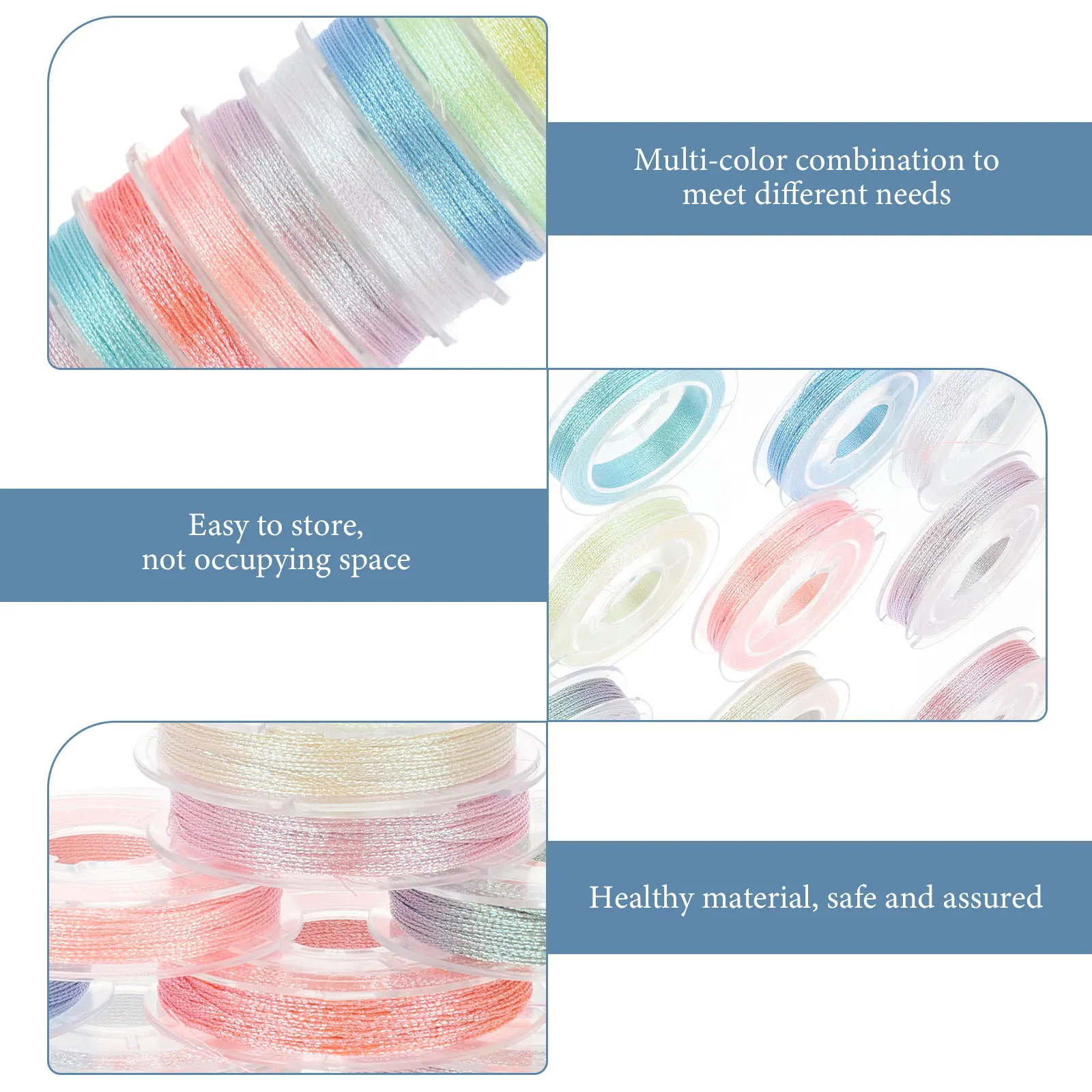 

12 Rolls Glow in The Dark Embroidery Thread Colorful Sewing Floss for Quilting Stitching Craft Projects DIY Embroidery Kits