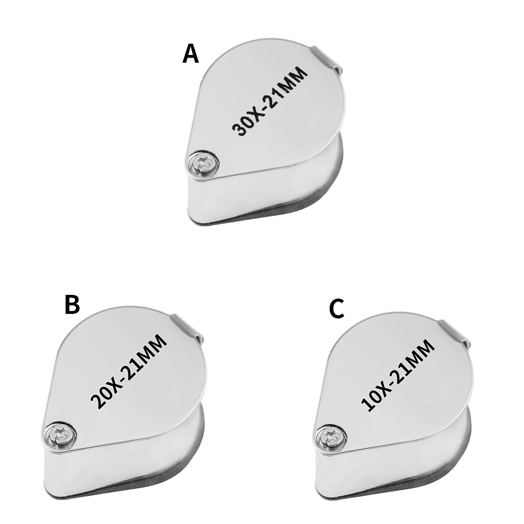 Magnifying Loupe Jewelry Rotating Magnifier Foldable High Definition