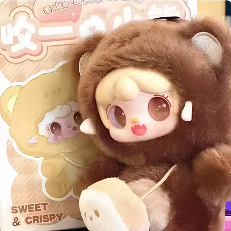 Genuine Cute Bear Plush Toy Mini Blind Box Bedroom Decorative Accessories Collectible Vinyl Face Blind Box Trendy Toys & Hobbies
