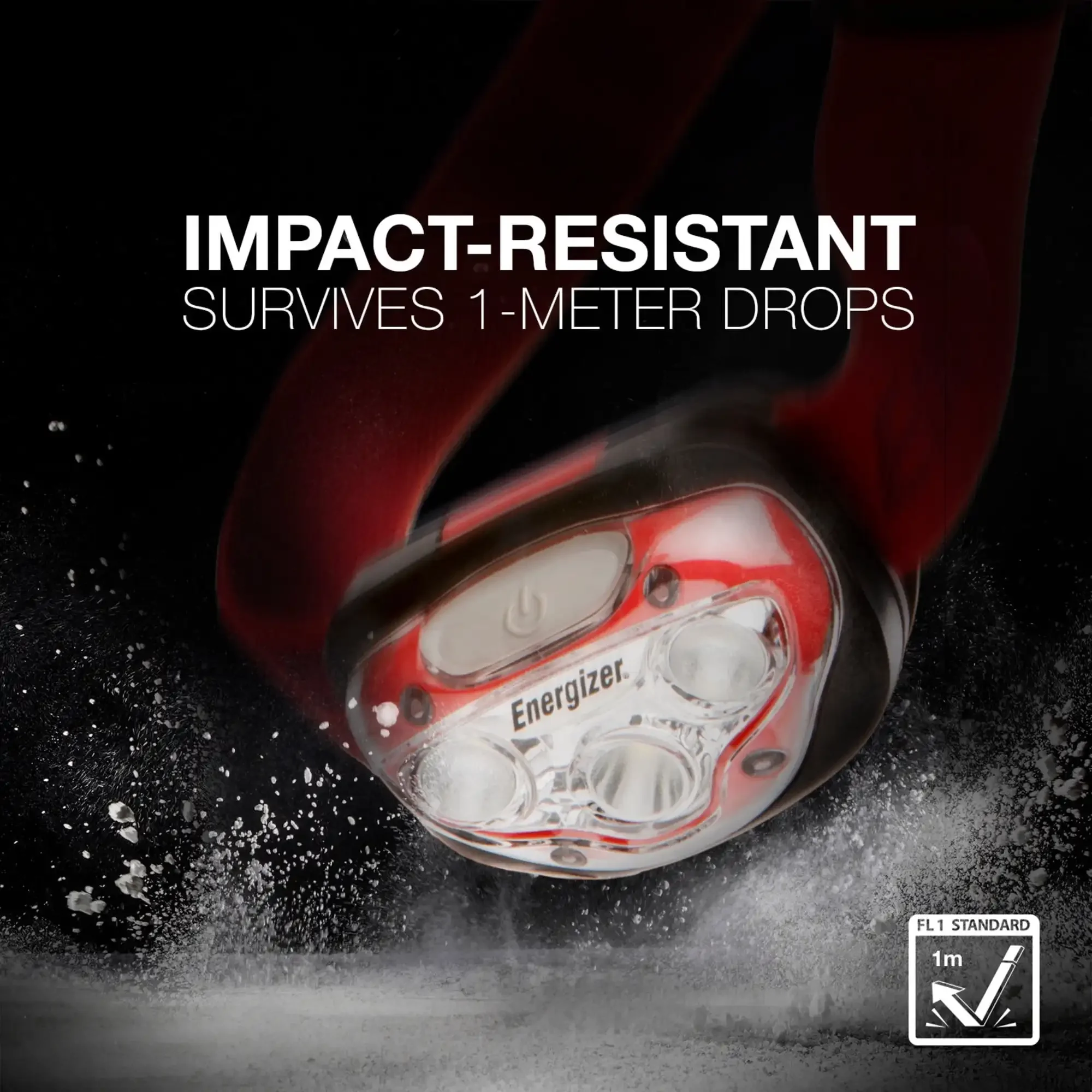 كشافات LED عالية الدقة، 4 أوضاع إضاءة، أحمر، مريح، مقاوم للماء