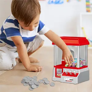 Mini Grabber Distributor Automatisches Spielzeug von Süßigkeiten mit 24 Spielmünzen 6 Hauptverkaufsmini -Süßigkeiten - №3