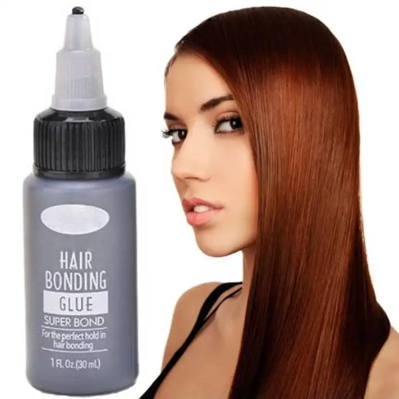 30ml Wig Glue for Toupee False Eyelashes Invisible Liquid Adhesive for Closure Frontal Lace Wig Waterproof Hair Bonding Glue