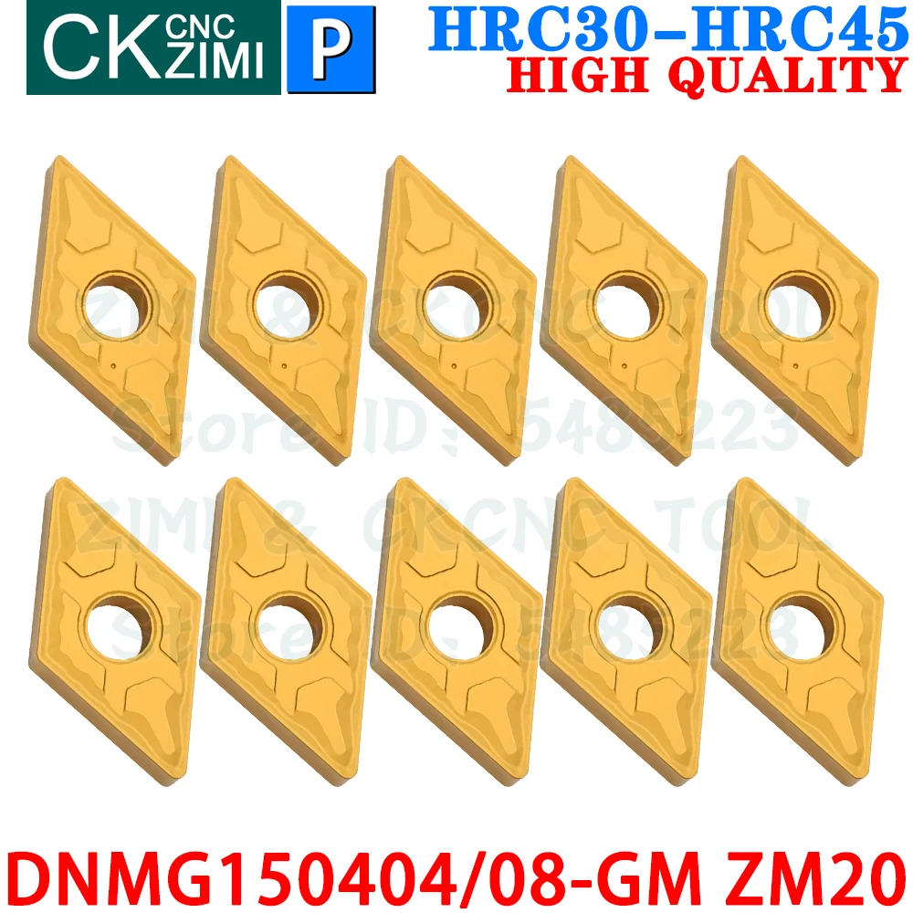 DNMG150404-GM ZM20 DNMG150408-GM ZM20 Carbide Inserts External Turning Inserts Tools DNMG 1504 CNC Metal Lathe Cutter Tool steel