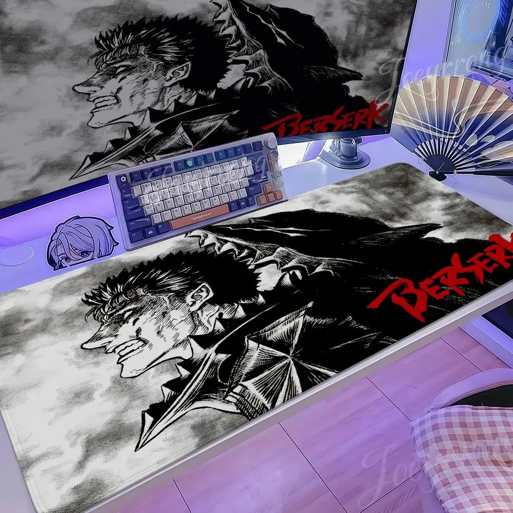 

Anime Berserk Mouse Pad 1200x600 Hot Anime Taro Sakamoto Days XXL Large Gaming Non-slip Office Keyboard Mats Desk Mat