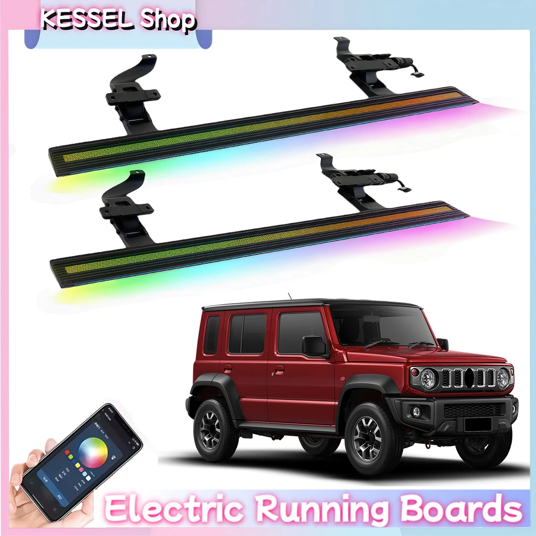 

Power Side Step with LED Light Electric Running Boards fits for Suzuki Jimny 5 Door 2019-2025 2026 Retractable Steps