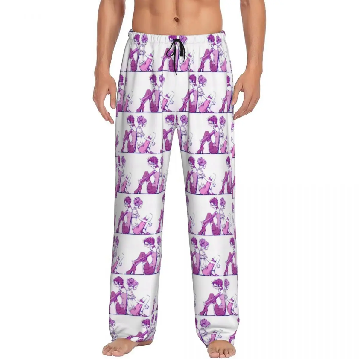 

Custom Shoujo Manga Anime Nana Pajama Pants Men Sleepwear Sleep Lounge Bottoms with Pockets