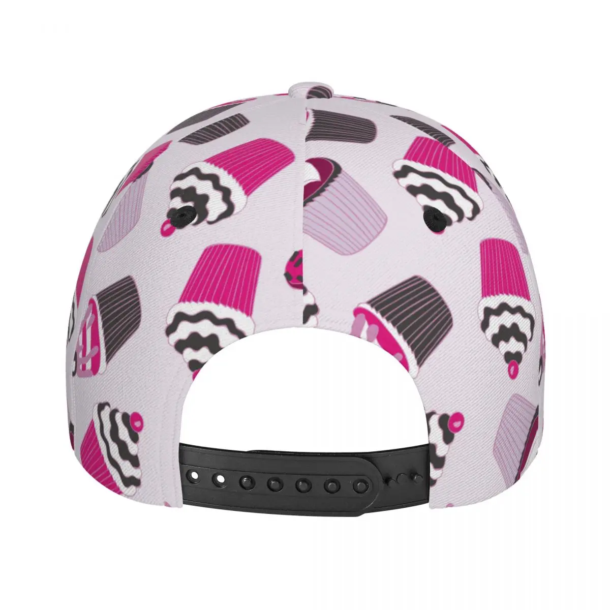 Gorra de béisbol para hombre y mujer, gorro de Hip Hop, bonito, Cupcake, rosa, para el sol