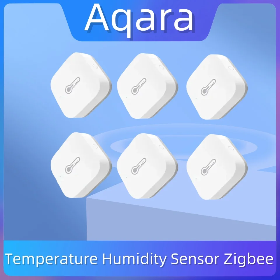 

Датчик температуры и влажности Aqara Zigbee, умный датчик давления воздуха, гигрометр, работает с Xiaomi MiHome Mijia Homekit