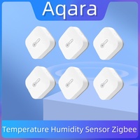 1/2/4 Pcs Aqara Zigbee Wireless Temperature Humidity Sensor Hygrometer Smart Home Work With Xiaomi Home App Mijia Hub Homekit