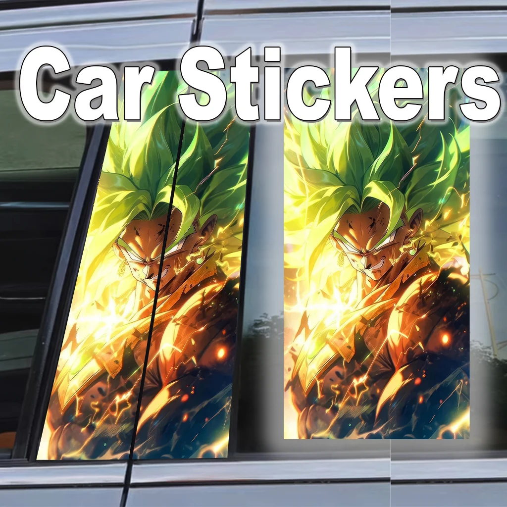 

JDM Samurai Dragon Ball Car Stickers B Pillar C Pillar Waterproof Decoration Cover Scratch Doors Pillar Sunscreen Vinyl Decals