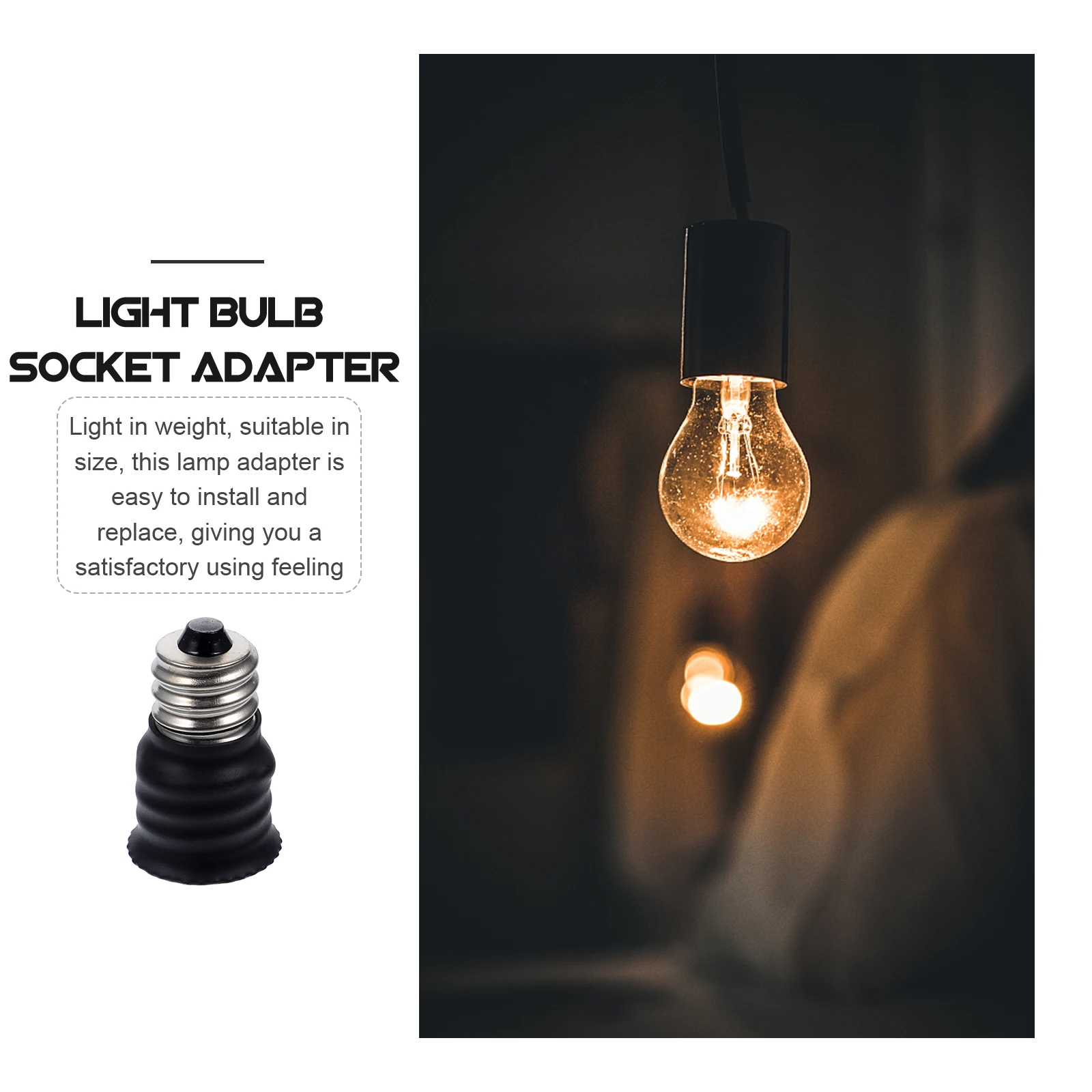 

15pcs E12 E12 To E14 Lamp Head Adapter White Spiral Bulb Socket Converter for Indoor Light Bulb Adapter Lighting