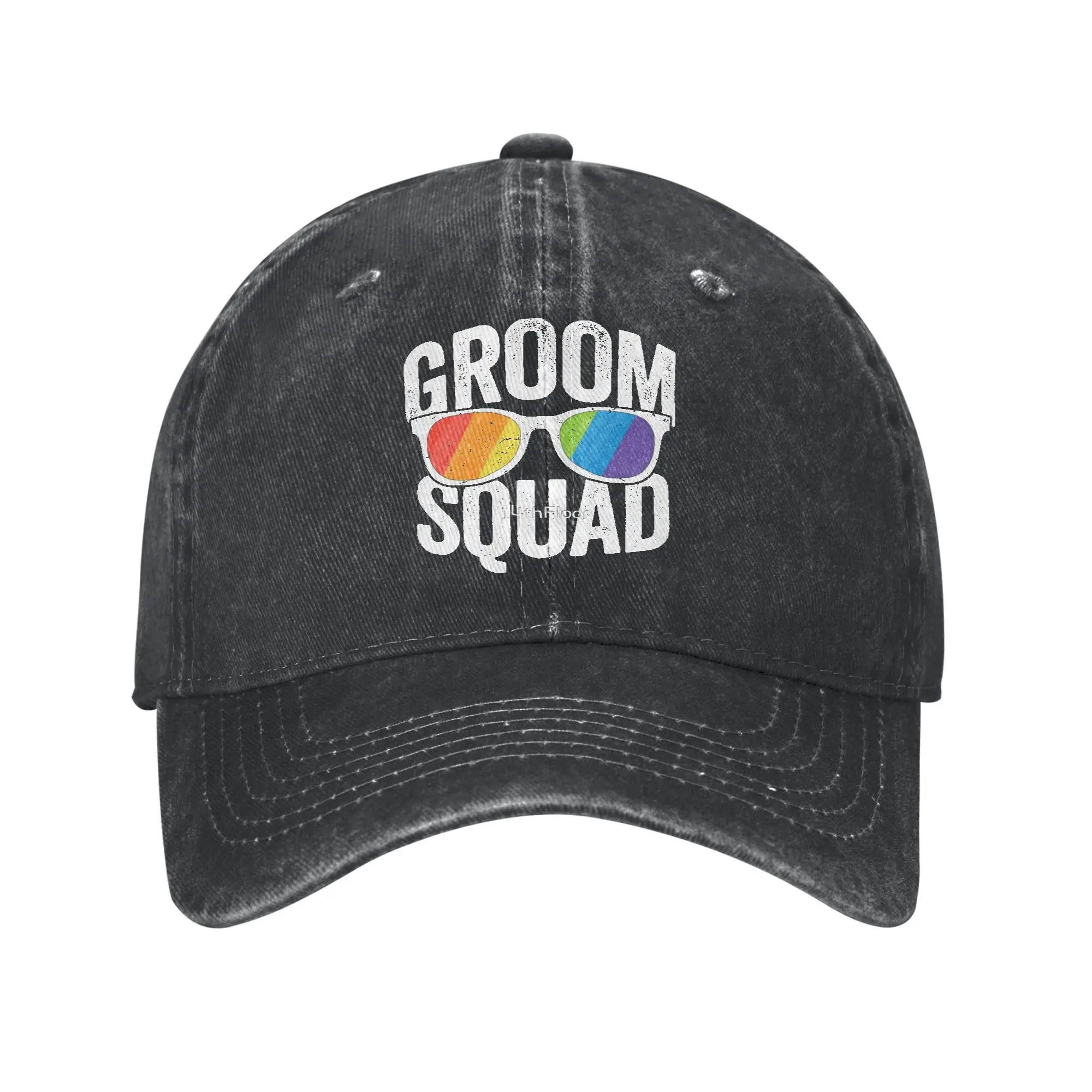 Groom Squad gafas de sol boda despedida de soltero gorra de béisbol informal gorra de camionero caza Camping gorra Snapback hombres gorras de béisbol