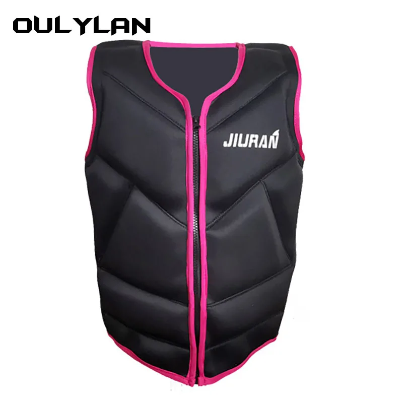 Oulylan Jacket Sport Adult Kid Life Vest Clothes Neoprene Life Jacket Fishing Vest Water Swim Skating Ski Rescue Boats Drifting