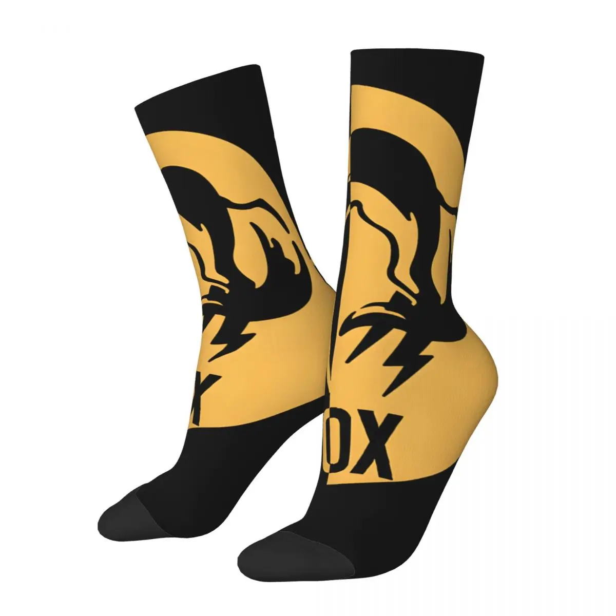 Happy Funny Foxhound Men's Socks Retro Harajuku M-Metal Gear Hip Hop Novelty Pattern Crew Crazy Sock Gift Printed