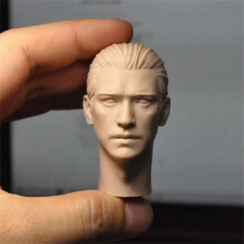 

1/6 Male Soldier Takeshi Kaneshiro Unpainted Head Carving Hair Disassembling Model Toy Fit 12'' Action Figure Body In Stock