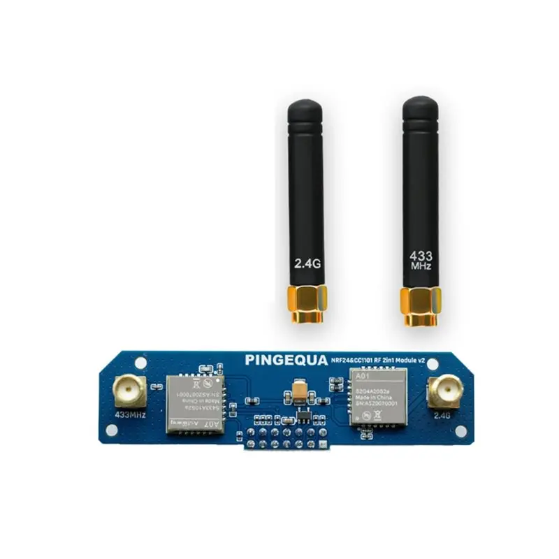 

For M5stack Cardputer ADV, For Dual-Band RF Development Board 2.4G NRF24+ 433M CC1101 Communication Module