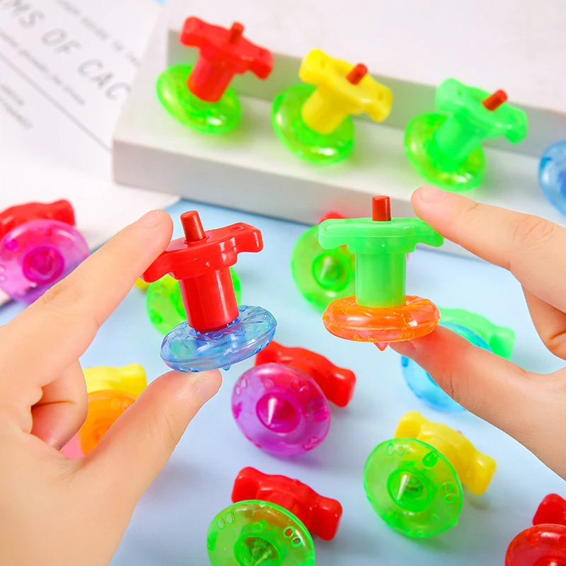 

5pcs Creative Gyro Toys Mini Torsion Speed Gyro Spinning Toys Kids Birthday Party Favors Classroom Rewards Boys Christmas Gift