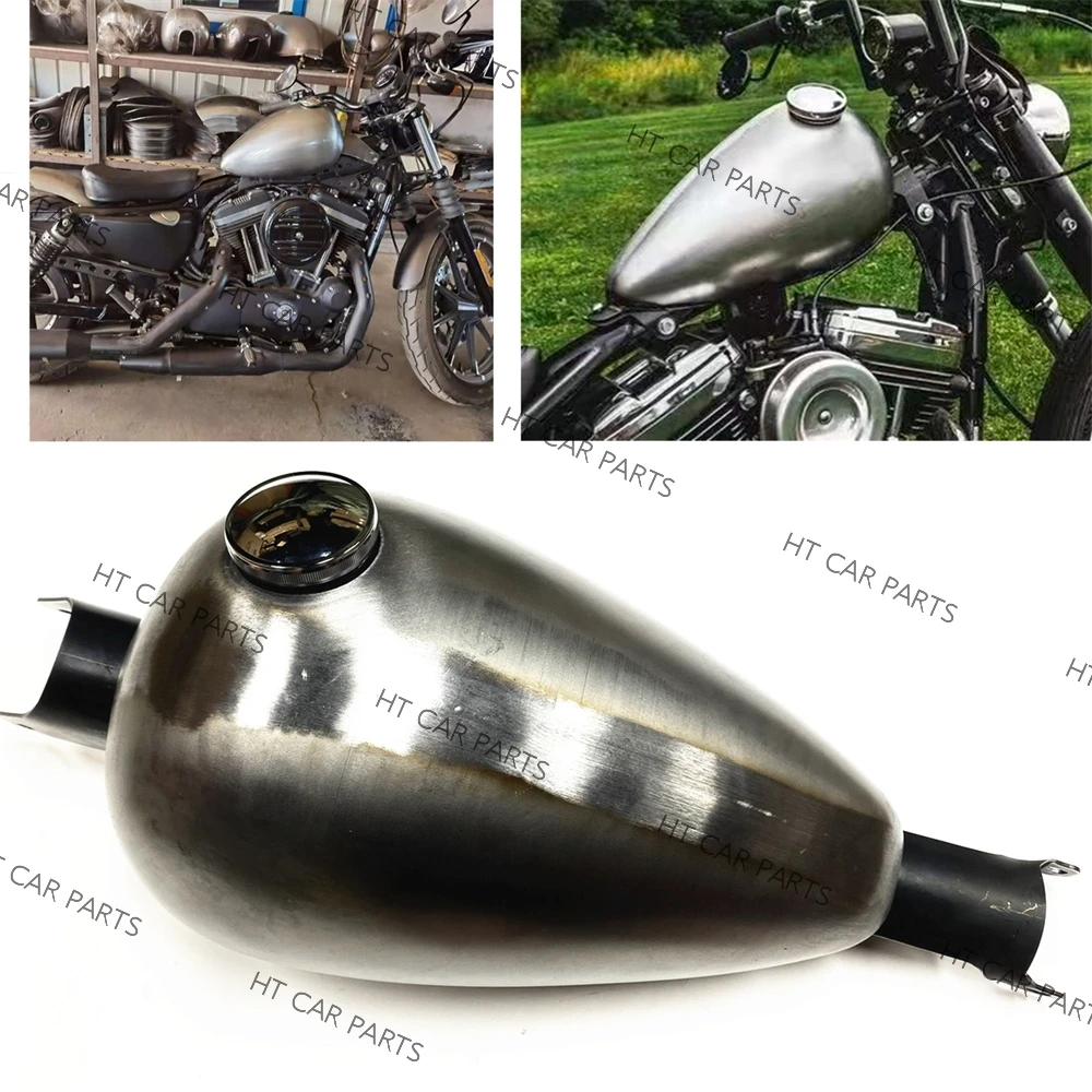 

Motorcycle Vintage Fuel Tank For Harley Davidson SPORTSTERC X48 883N 1200C 38X25X22 Handmade Motorcycle Gas Fuel Tank