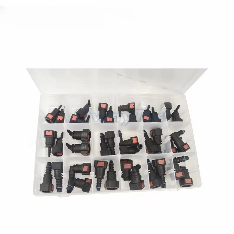 20/36PCS Auto SCR Urea Pump Quick Connector Kit 6.3/7.89/9.49mm Fuel Pipe Injector Exhaust Processing Joint Set