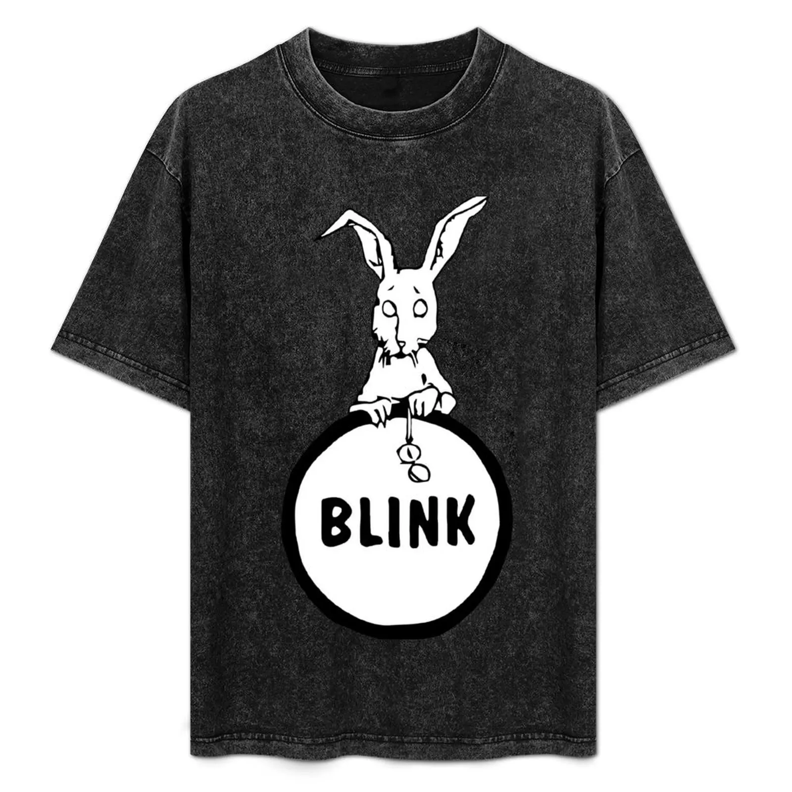 

blink early rabbit logo (before 182) T-Shirt basketball graphic tees plain mens white t shirts