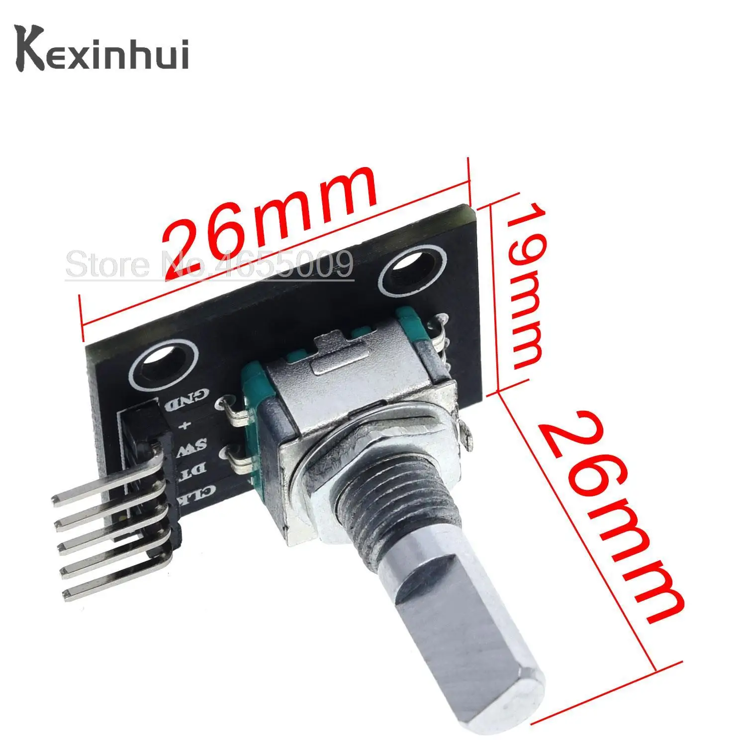 360 Degrees Rotary Encoder Module For Arduino Brick Sensor Switch Development Board KY-040 With Pins