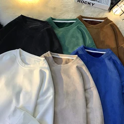 Japanese Harajuku Soft 150KG Plus Size Sweatshirt for Woman Man All-match Plus Size Women's Winter Clothes New Y2K Streetwear