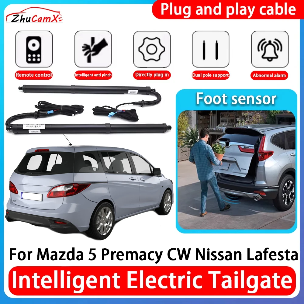 ZhuCamX For Mazda 5 Premacy CW Nissan Lafesta Car Power Trunk Electric Suction Tailgate Intelligent Tail Gate Lift Strut