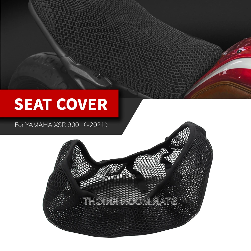 For YAMAHA XSR 900 XSR900 -2017 2018 2019 2020 2021 Motorcycle Anti-Slip 3D Mesh Fabric Seat Cover Breathable Waterproof Cushion