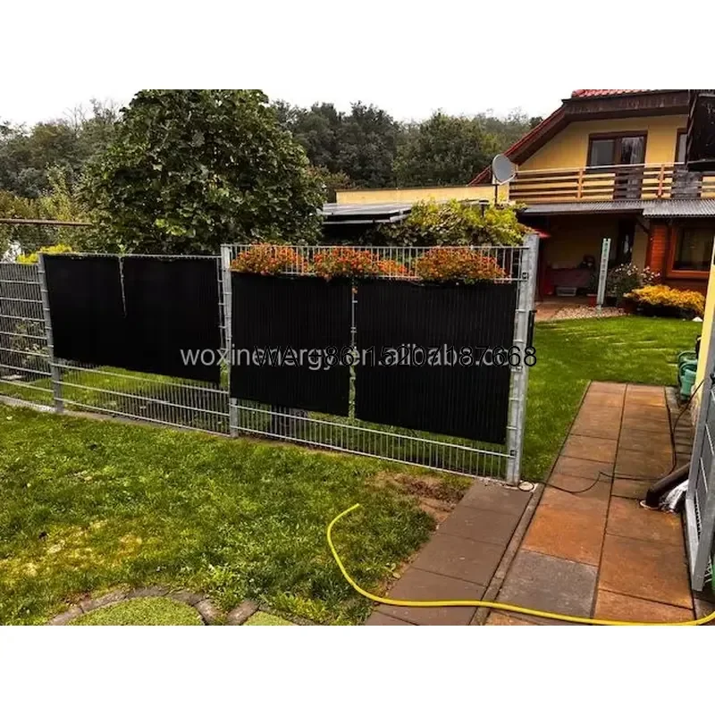 Wmwmnu 240W Flexible Solar Panel High Transmittance Long Lifetime IP67 for Off Grid RV Tent Balcony Outdoor Use
