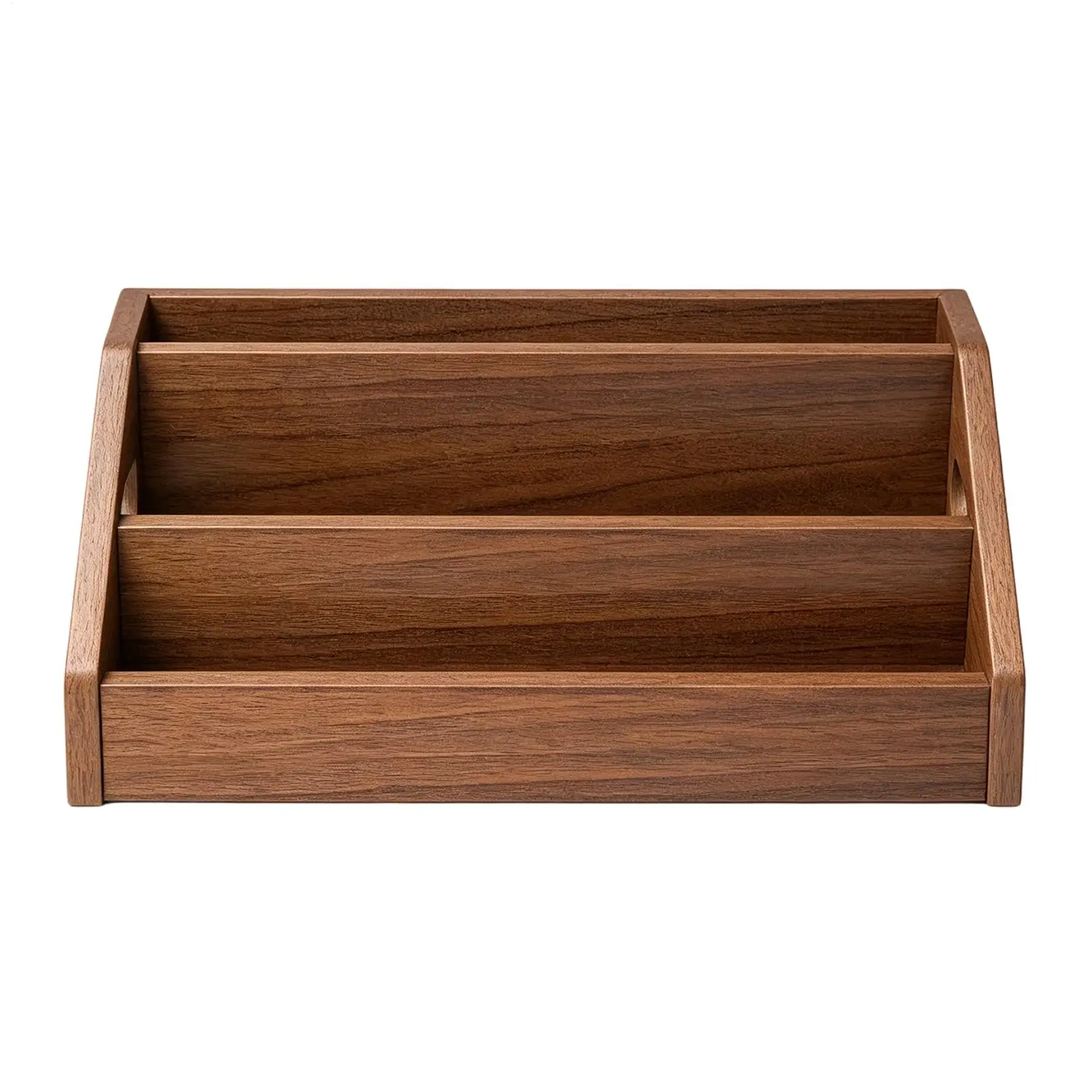 

DVD Storage Holder Three-Tier Space-Saving Wooden Portable Case With Handle DVD Storage Organizer For Indoor House Bedroom