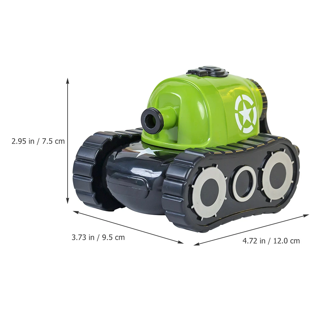 

Cute Cartoon Tank Green Pencil Sharpener Manual Crank School Supplies Lightweight Easy Carry Store Gifts Drawing