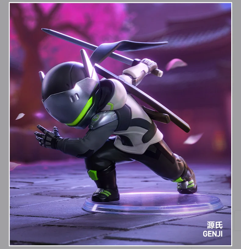 Caja ciega Overwatch Play of The Game Series, figura de acción de Anime de dibujos animados, decoración de escritorio, juguete coleccionable, regalo de cumpleaños