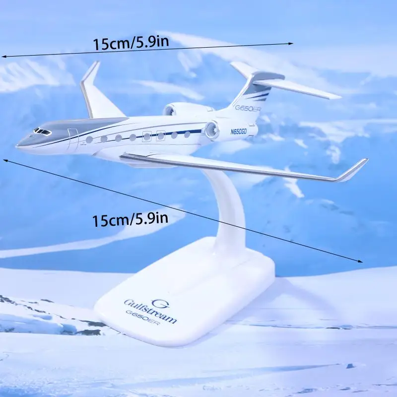 1 шт. Gulfstream G650 литой самолет масштаб 1/200 модель самолета G650ER модель самолета модель самолета