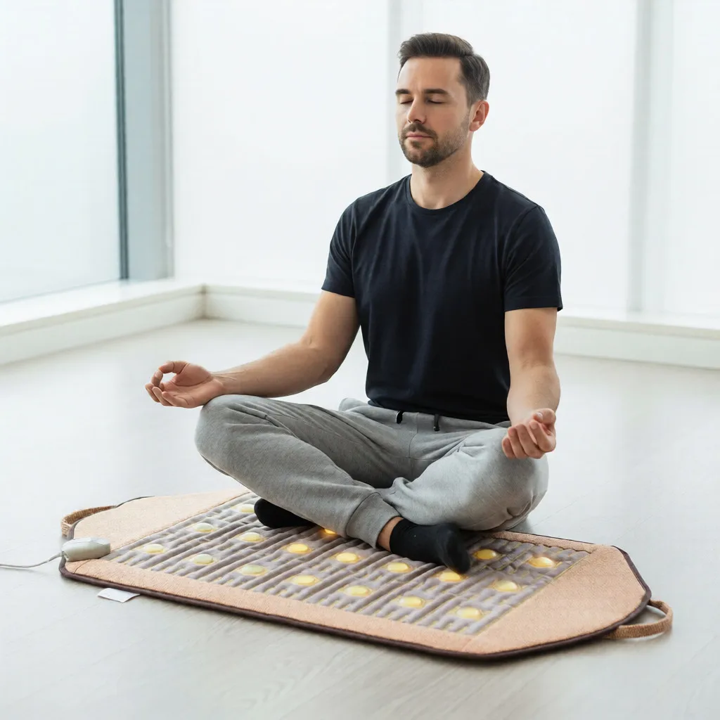 

Jade Heat Mat Ceratonic Stone Negative Ion Health Bio Ceramic Far Infrared Therapy Tourmaline Ceraball Clay Mattress