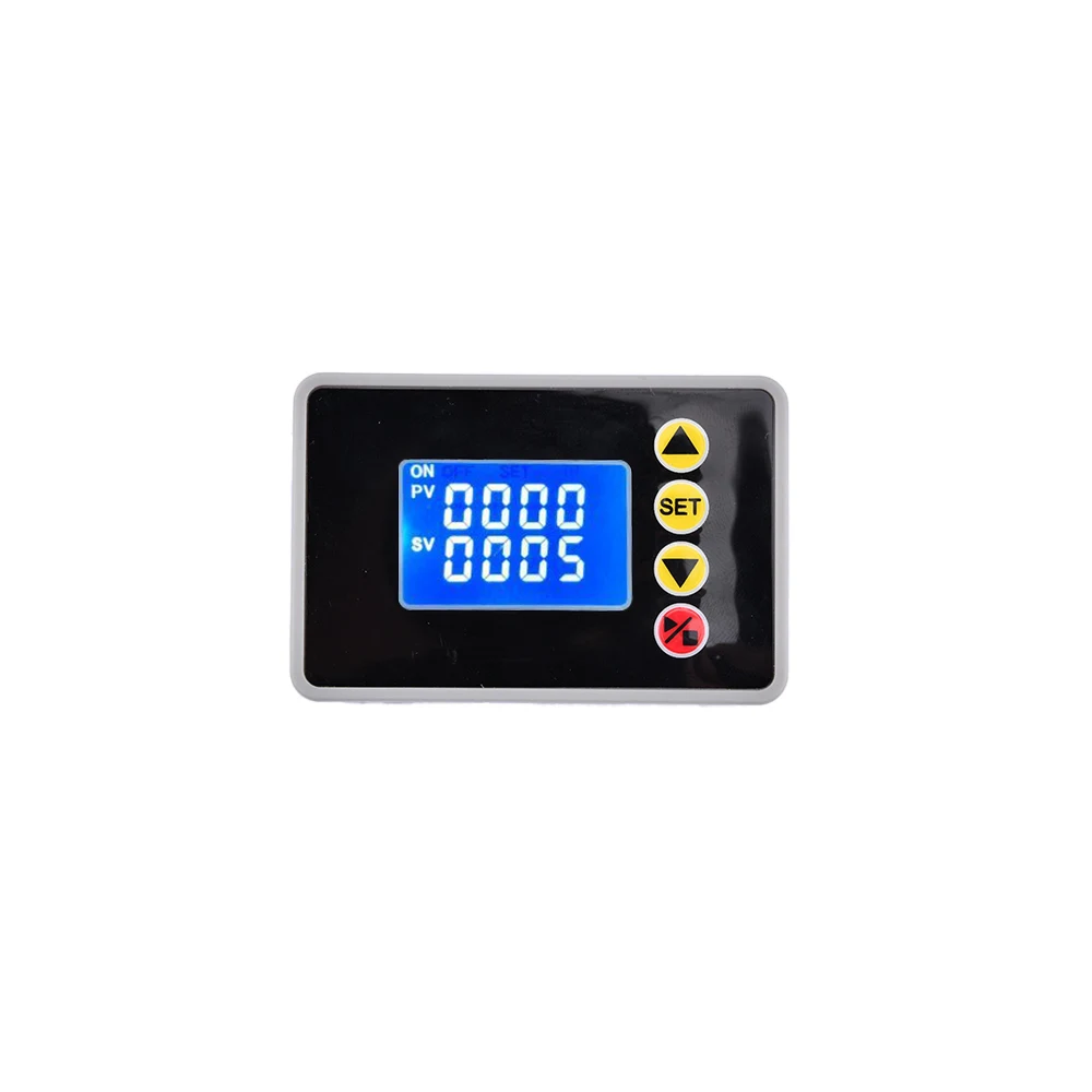 1.37-inch LCD Display Cycle Timer Control Switch AC 110V-220V Digital Time Delay Relay Adjustable Timing Relay Time Delay Switch