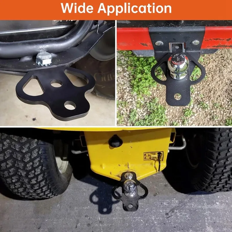 Top Quality Trailer Hitch Adapter for ATV Lawn Mower Golf Cart Yard Cart Garden Tractor Flat Towing Ball Mount