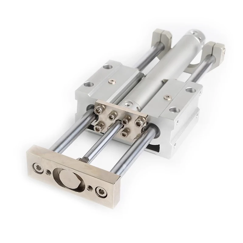 

MGGMB Three-axis Three Bar Pneumatic Cylinder With Guide Rod Bore 20/25/32/40/50/63 Long Stroke 75 100 150 200 300-1000mm MGGLB