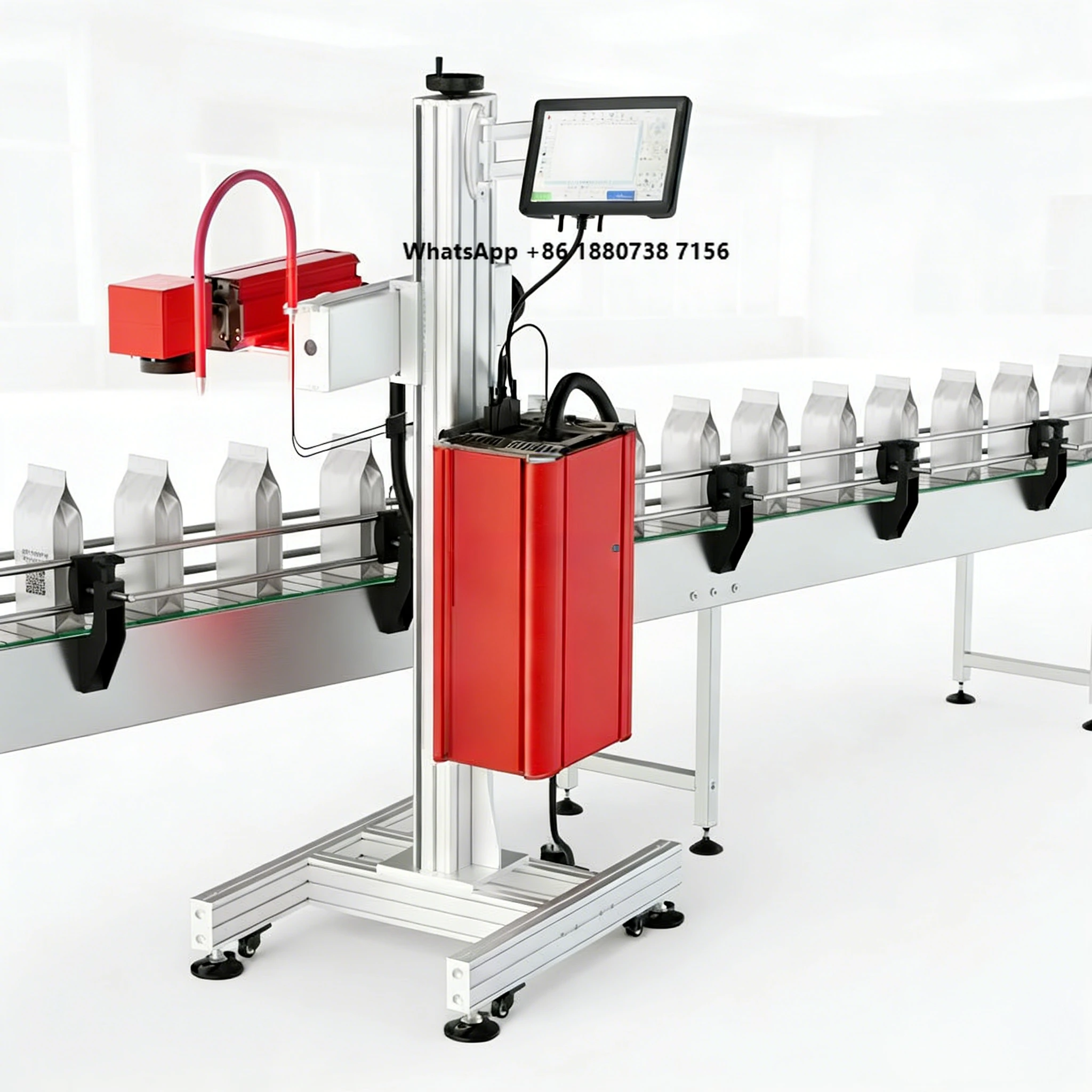 CO2  Batch Date Coding & Engraving Machine with DXF/DWG Support for Plastic PET Bottle Beverage Industry