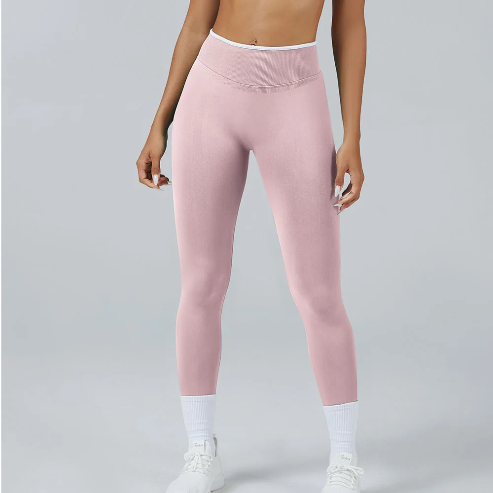 

Niche Design Sense Morandi Color Yoga Pants High Waist Hip-lifting Comfortable Shaping Daily Sports Yoga Pants