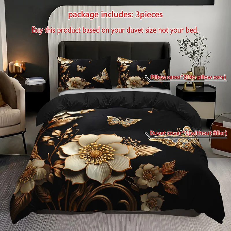 3-pieces-de-luxe-dore-papillon-floral-literie-housse-de-couette-ensemble-noir-dore-literie-couette-ensemble-elegant-papillon-theme-lit
