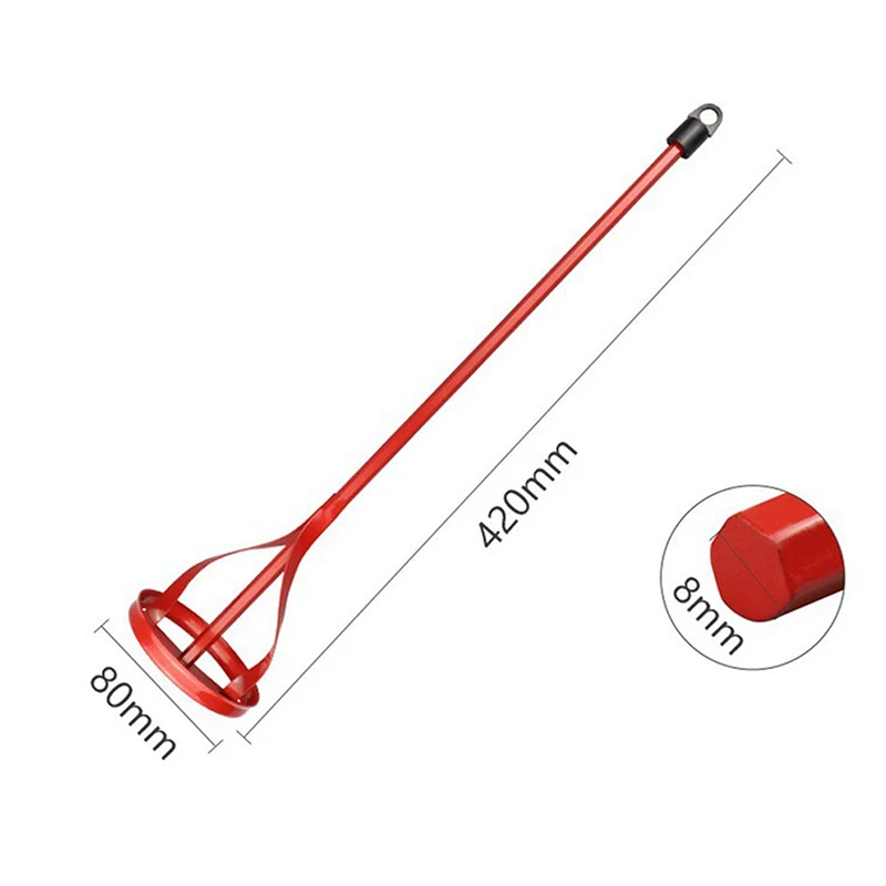 

Hexagon Shaft Plaster Mud Mixer Handheld Paint Cement Putty Powder Mixing Tool For Grouting Mortar