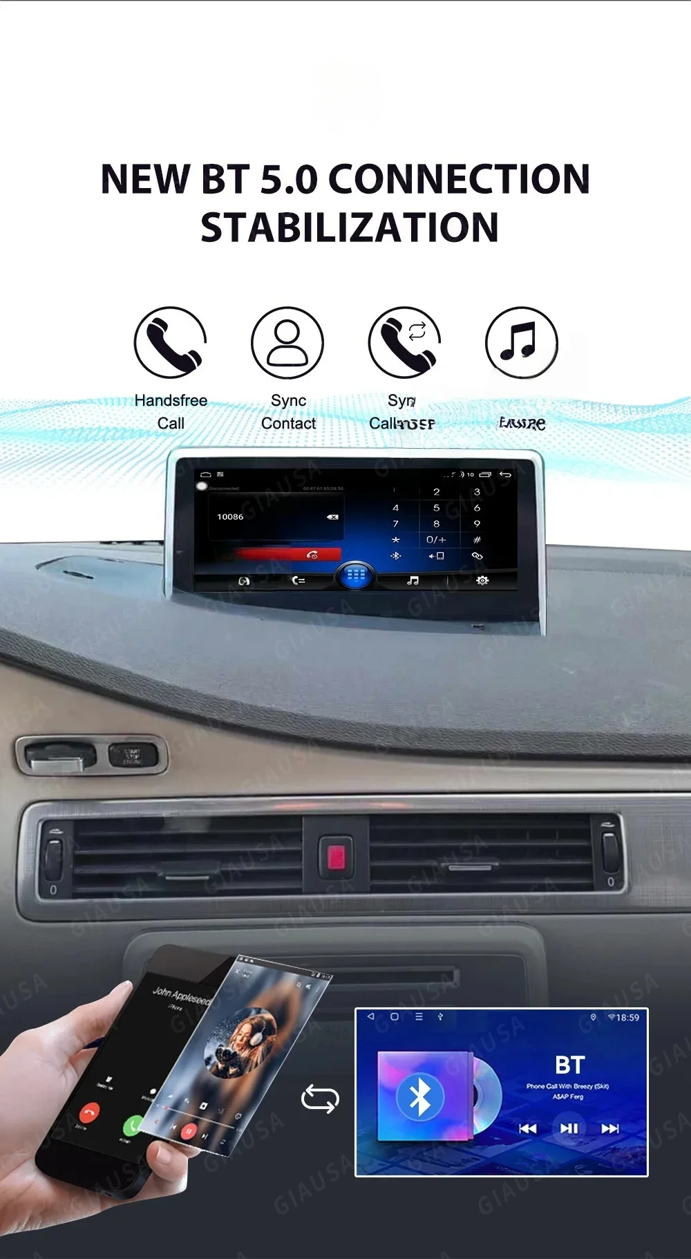 

Android 13 Car Multimedia Player For Volvo S80 V70 2004-2011 Carplay Auto Radio Gps Navigation Video Wifi Screen Stereo