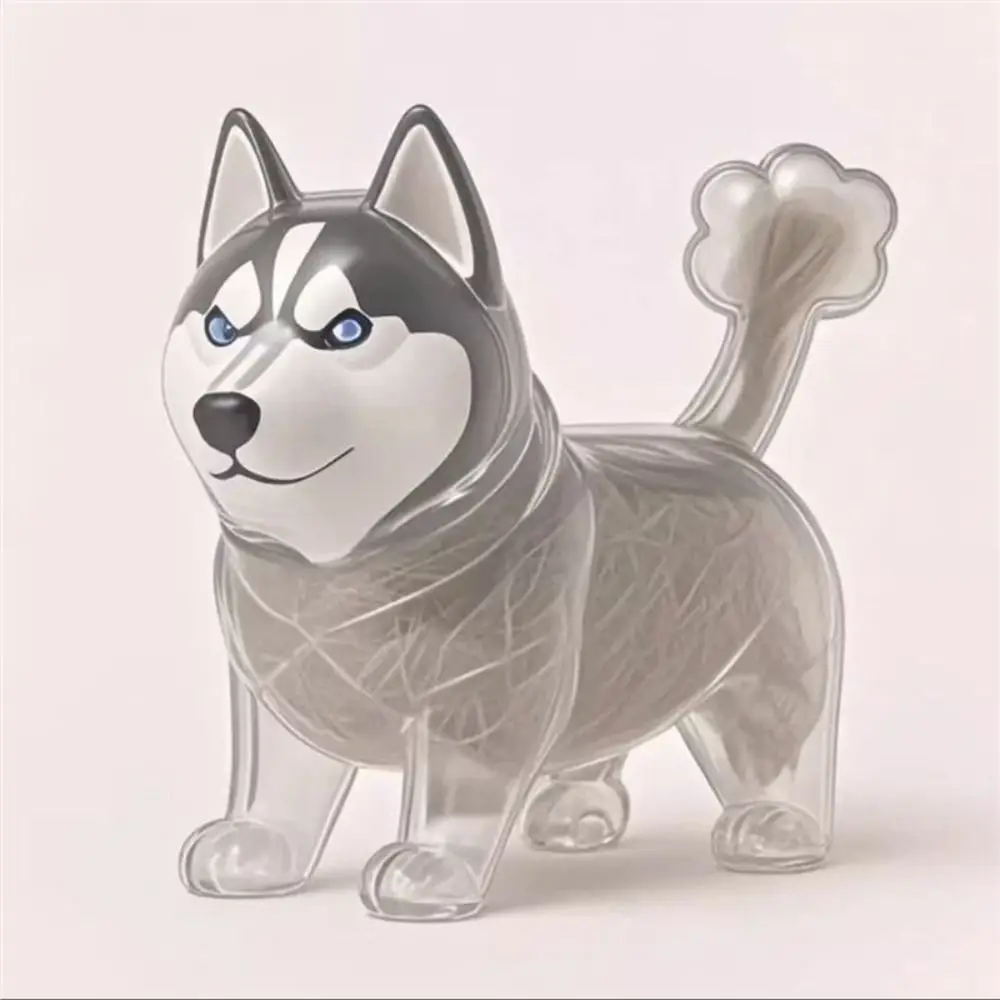 

Transparent Cat Hair Acrylic Keychain Handmade Siamese Cat Cat Hair Storage Box Portable Animal Shaped Dog Fur Storage Pendant
